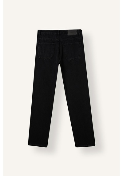Defacto Straıght Fıt Normal Bel Boru Paça Jean Pantolon I9746ax26aunm40 Siyah-nm40