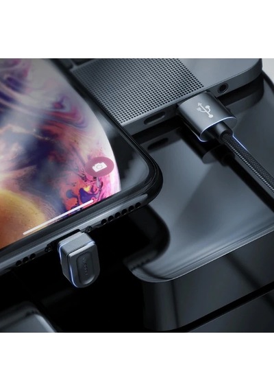 Kuulaa U Şekli Apple Uyumlu iPhone Oyuncu Şarj Ve Veri Kablosu 2 Metre 2.4a 180 Dirsek Tasarım Mh-hs2061-4111