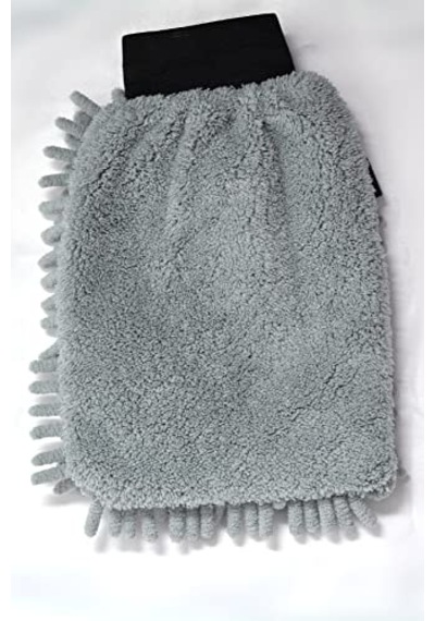 7050 Mikrofiber Şönil Oto Temizlik Ve Kurulama Eldiveni 16x24 Cm. Gri 256