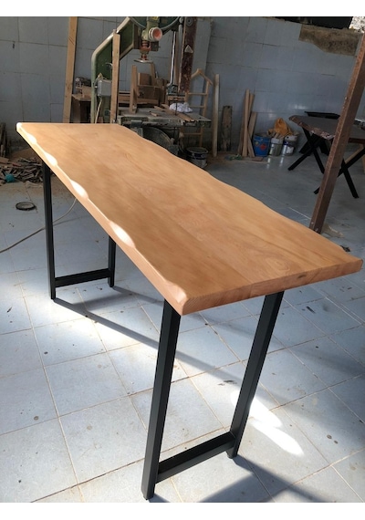 Bintaşmobilya Kütük Bar Masası 180X60.Cm