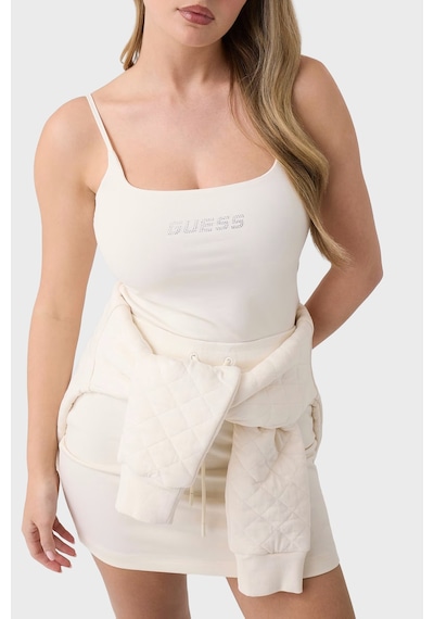 Guess Ortensia Pamuklu Slim Fit Taşlı Logolu Top V5gp22j1314 Kadın Top V5gp22 J1314 G1o6 Ekru Guess Ortensia Pamuklu Slim Fit Taşlı Logolu Top V5gp22j1314 Kadın Top V5gp22 J1314 G1o6 Ekru