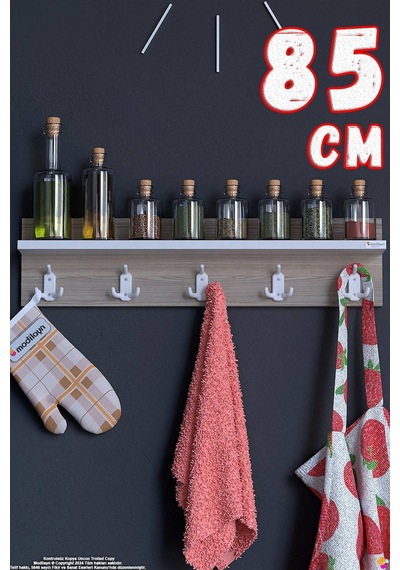 Kedi 15 Kancalı Mutfak Askısı 3'lü Set 71,4x19 Cm - Şık Tasarım, Çok Amaçlı Düzenleyici Ve Yer Tasarrufu 85 Cm Kedi 15 Kancalı Mutfak Askısı 3'lü Set 71,4x19 Cm - Şık Tasarım, Çok Amaçlı Düzenleyici Ve Yer Tasarrufu 85 Cm