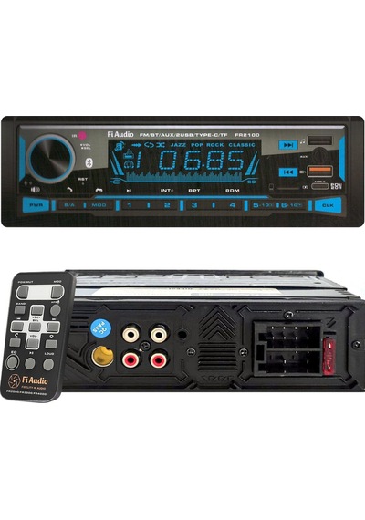 Fi Audio Fr-2100 Oto Teyp 4x50 Watt Bluetooth Carlive 2xusb Type-c Sd Fm Aux Lucest Yeni