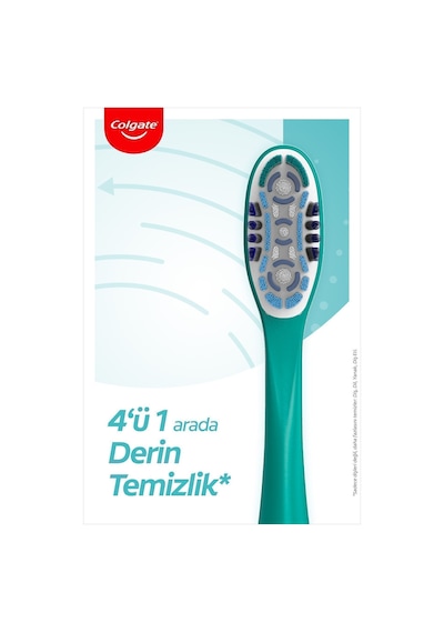 Colgate 360 Komple Ağız Temizliği Çok Yönlü Koruma Yumuşak Diş Fırçası 1+1 Fırça Kabı Hediye