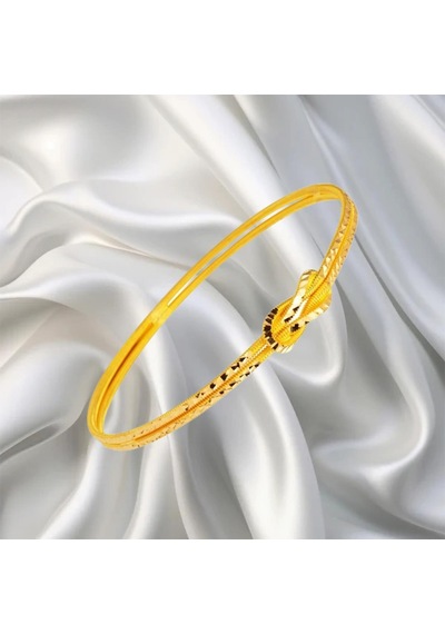 Leva Gold 22 Ayar Kristal Model Aşk Düğümü Bilezik 15 Gr