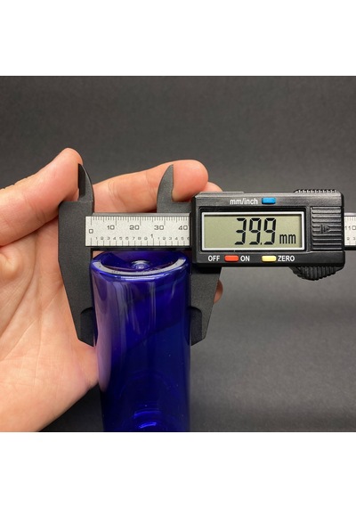 100 Cc Mavi Keskin Küt 17gr Sert Pet Şişe - Beyaz Contalı Kapa