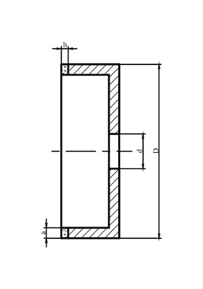 Fett 75x20x5x3mm Pld Dik C75 Elmas Çanak Taş Konik