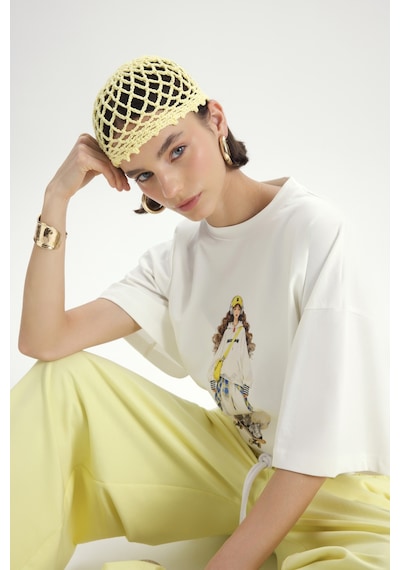 Mai Studios Co. Arles Sarı T-shirt Eşofman Takım Sarı