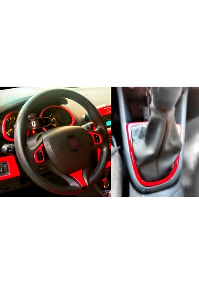 Clio 4 Torpido Kaplama, Maun, Piano Black, Carbon Kaplama