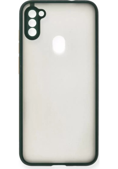 Newface Samsung Galaxy A11 Kılıf Montreal Silikon Kapak - Yeşil