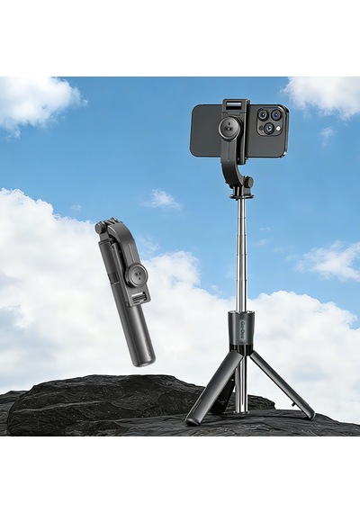 Go Des Gd-st68 360 Derece Dönebilen Portatif Tripod Ve Selfie Çubuğu Siyah