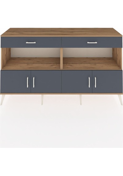 Hyperion Konsol 2 Raflı 2 Çekmeceli 4 Kapaklı 176x44x99 Çam-antra Çam-antrasit Hyperion Konsol 2 Raflı 2 Çekmeceli 4 Kapaklı 176x44x99 Çam-antra Çam-antrasit