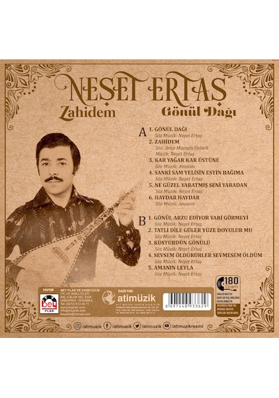 Neşet Ertaş Zahidem Gönül Dağı Plak
