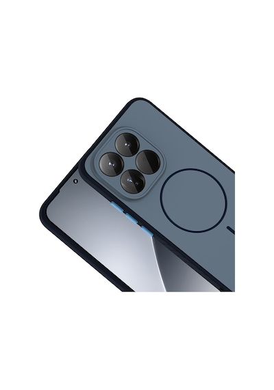 Xiaomi 15t Kılıf Kamera Lens Korumalı Magsafe Destekli Silikon Erd Gümüş