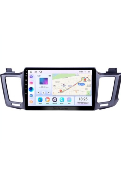 Foxus Toyota Rav4 2013+ 4gb Ram 64gb Hafıza Android Dokunmatik Ekran Oto Teyp - Carplay Wifi Gps Bluetooth Kamera Destekli Oem
