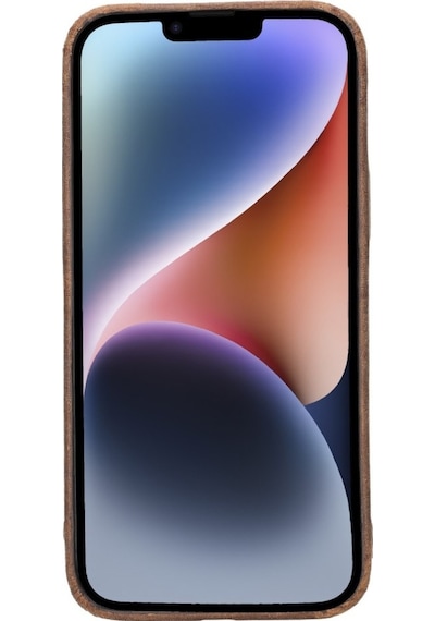 Apple Uyumlu iPhone 15 Plus Deri Arka Kapak Rock G2