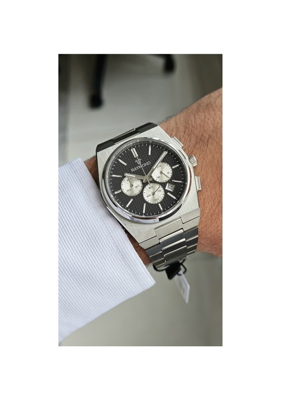Rym-280268-cr Quartz Erkek Kol Saati - Çelik Kasa Ve Safir Cam - 2 Yıl Garanti Ss-bk-w Gümüş