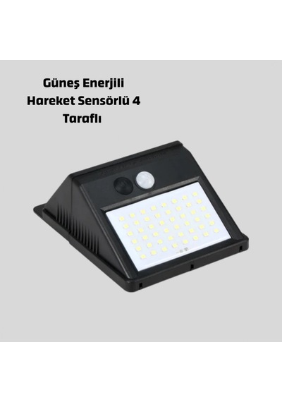Güneş Enerjili Sensörlü Led Duvar Lambası Ip65 Dış Mekan Aydınlatma