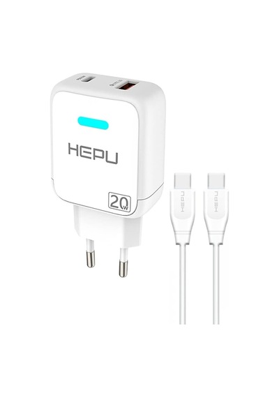 Hepu 20w Pd Girişli 3.0 Qualcomm Hızlı Şarj Aleti Type-c Kablo Ç