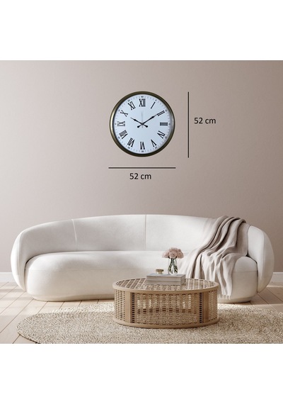 Vintage Roma 52 X 52 Cm Duvar Saati Renkli