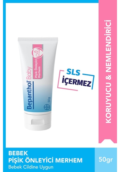Pişik Önleyici Merhem 50g 2'li Paket + Müslin Bebek Örtüsü Hediye