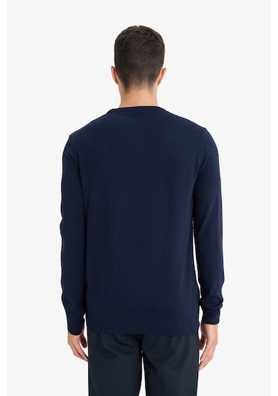 Defacto Regular Fit Bisiklet Yaka Basic Düz Premium Triko Kazak A5268ax25aunv64 Lacivert