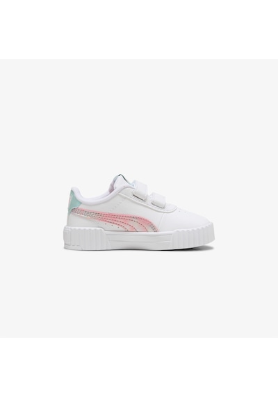 Puma Carina 3.0 Space Belle Çocuk Pembe Beyaz Spor Ayakkabı 402805 Beyaz