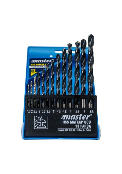Master 530825 Hss Matkap Ucu Seti 1.5-6.5mm 13 Parça