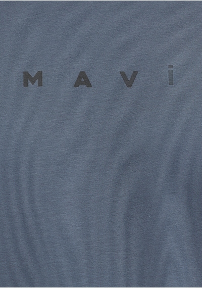Mavi - Mavi Logo Baskılı Lacivert Tişört 0613305-80776