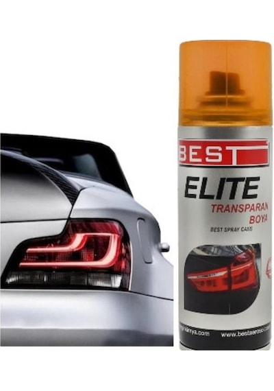Best Elite Transparan Far Boyası 200 ML Turuncu