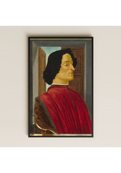 Botticelli Giuliano De' Medici Portresi - Rönesans Erkek Figür Sanatı