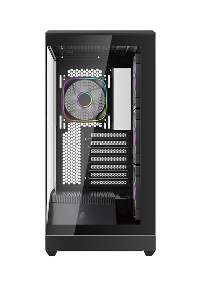 Gm7 Btf Siyah 750w 80+ Bronze Argb 4x12cm Fan Temperli Cam Usb 3.0 Type-c Atx Kasa