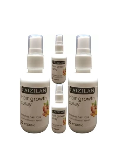 Hubrendy Sh Caizilan Hair Growth Spray 4 Adet Zencefil Özlü Saça Boyut Spreyi 50 Ml