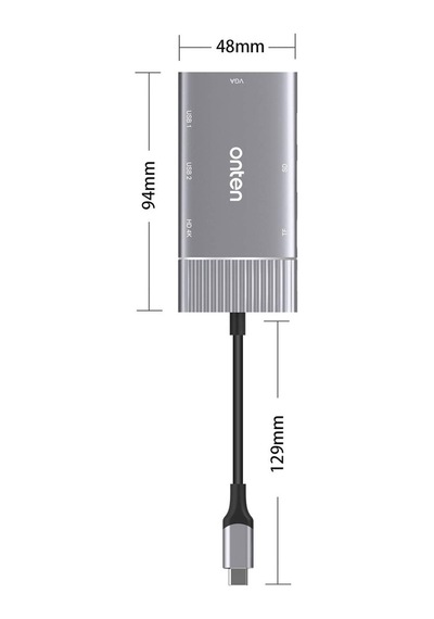 Onten Multi Type C Çevirici Adaptör