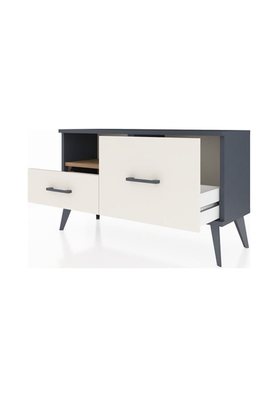 Arges Şifonyer Tek Raflı 2 Çekmeceli 88x30x48 Antrasit-çam/aytaşı Çam/aytaşı Arges Şifonyer Tek Raflı 2 Çekmeceli 88x30x48 Antrasit-çam/aytaşı Çam/aytaşı