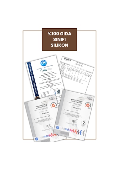3'lü Silikon Beslenme Seti Bpa Free, Silikon Mama Önlüğü + Vakumlu 3 Gözlü Tabak + 2 Adet Kaşık