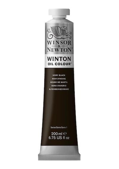 Winsor Newton Winton Yağlı Boya 200ml N:24 Ivory Black