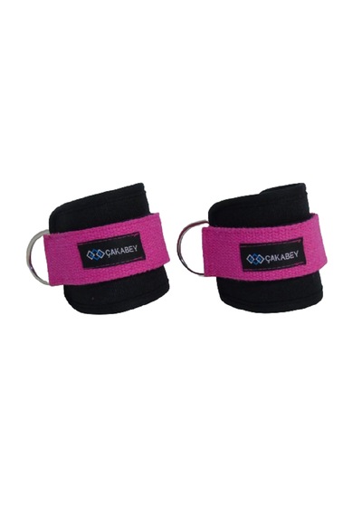 D Ring Fitness Ayak Bileği Ağırlık Çalışma Kemeri Ankle Straps Fitness 1 Çift Sağ/sol Takım Fuşya