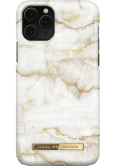 Apple Uyumlu iPhone 11 Pro  Telefon Kılıf Golden Pearl Marbl