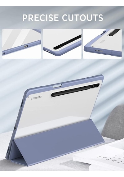 Samsung Galaxy Uyumlu Tab S9 Fe / S9 11inç Kılıf Grafiti Şeffaf Kalem Bölmeli X710 X716 X718 X510 X516