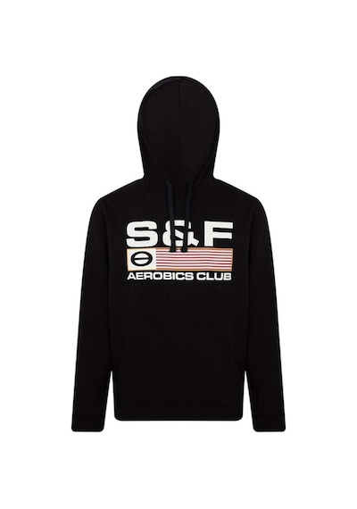 Superfly Men Kapüşonlu Sweat Erkek Siyah Sweatshirt 23159-2