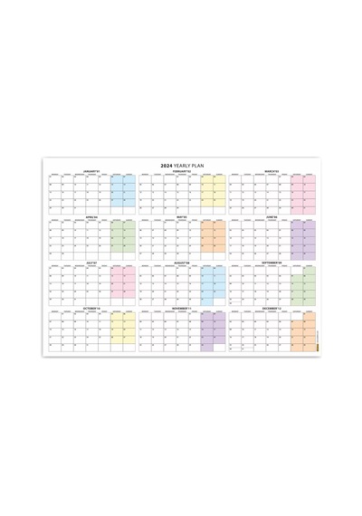 2026 Yıllık Planlayıcı Duvar Takvimi, 2026 Planlayıcı Takvim, 2026 Year Planner