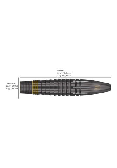 Target Scott Williams Black % 90 Tungsten Sp Çelik Uçlu Dart Oku