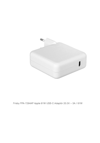 Apple 20v 3a 60w Type-c Macbook Uyumlu Adaptör Oem