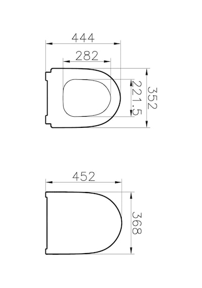 VitrA Sento Slim Duroplast Klozet Kapağı Beyaz 130 - 003 - 009