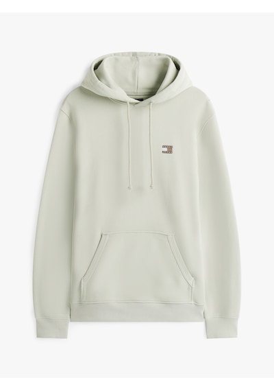 Tommy Hilfiger Tjm Reg Badge Hoodıe Ext Erkek Yeşil Sweatshirt - Dm0dm20258 Yeşil