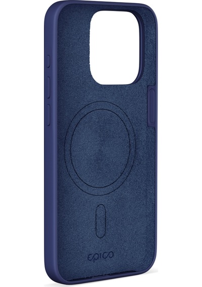 Epico Apple Uyumlu iPhone 15 Pro Max Mag+ Silikon Kılıf Blue Mavi