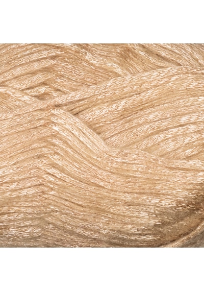 Happy Fiore Parlak Örgü İpi 100gr / 230mt Yünlü El Örgü İpliği - Vanilya
