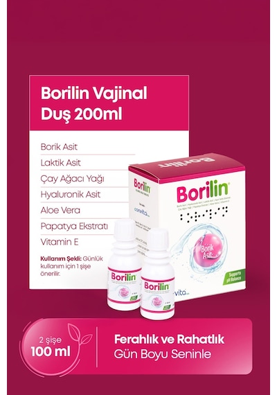 Borilin Vajinal Duş 200 ML