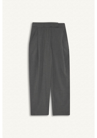 Defacto Barrel Fit Kısa Paça Bilek Boy Pantolon G0242ax25augr90 Gri